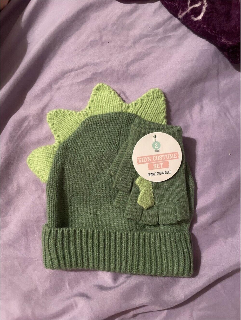 Kids costume set Dinosaur Beanie & Gloves Set